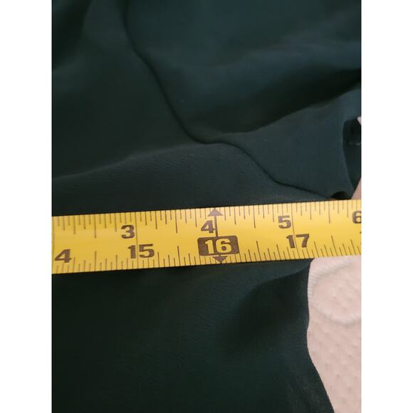 Lulus Dress Size Medium Green Sheer Mini Length Fully lined Pullover Mini Sleeve - Picture 4 of 7